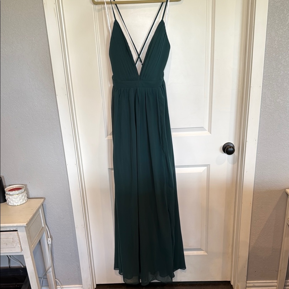 Lulu’s Teal Maxi Dress